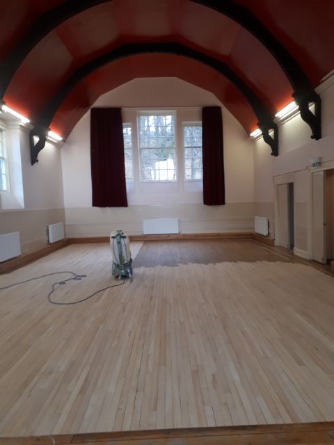 Main Hall - Sanding 2